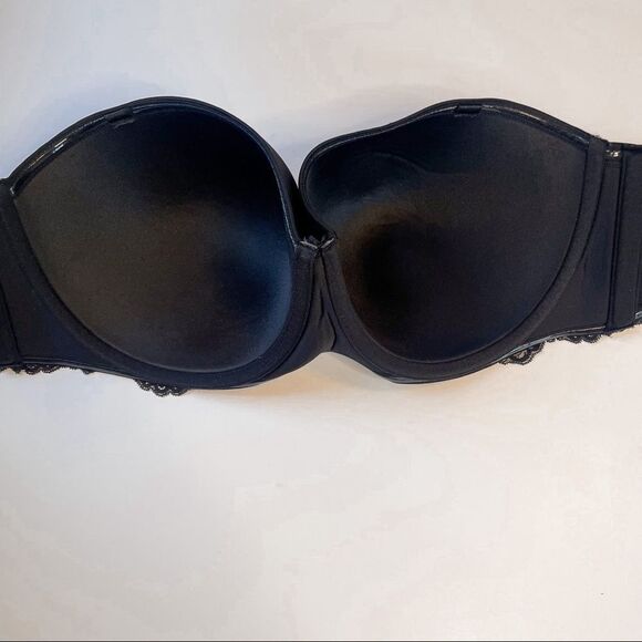 Torrid Curve Black Lace Strapless Bra Size 44F - Picture 6 of 7